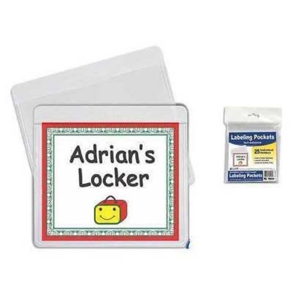 C-Line Products C-Line 70443BNDL3PK Self-Adhesive Labeling Pockets; Clear 70443BNDL3PK